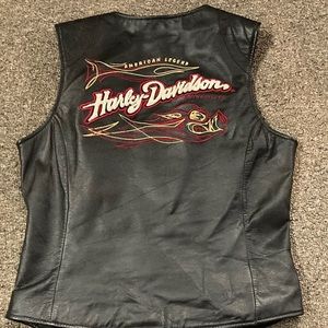 Harley Davidson Womens Leather Vest